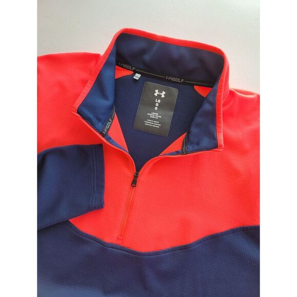 Under Armour Other - Under Armuor Golf Men's L Loose Pockets Quarter Zip Long‎ Sleeves